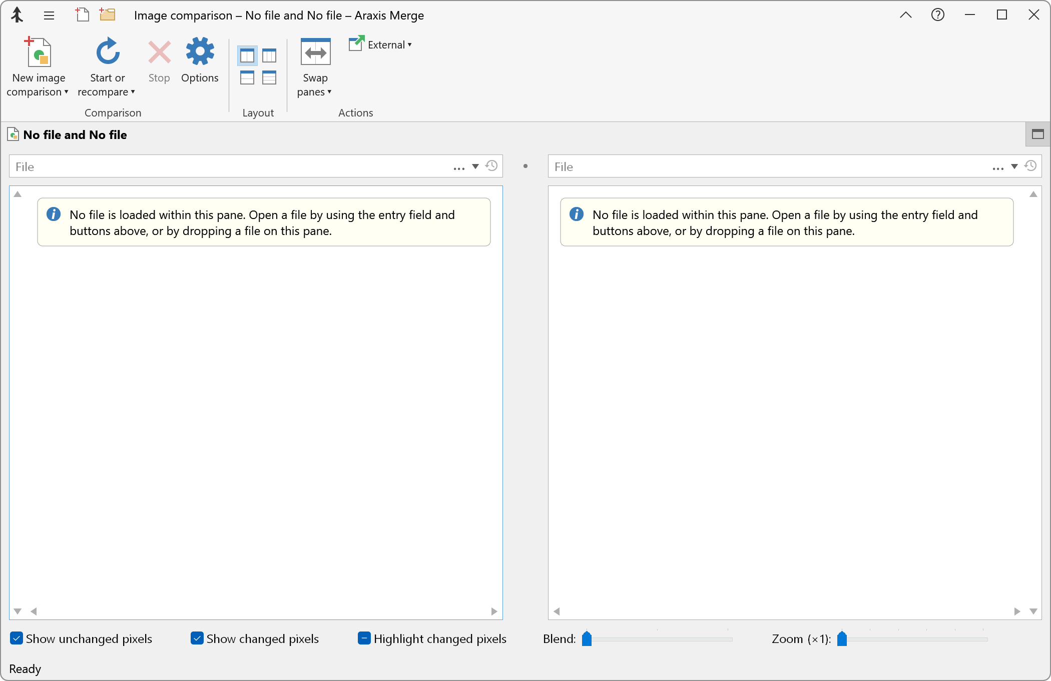 A new image comparison window